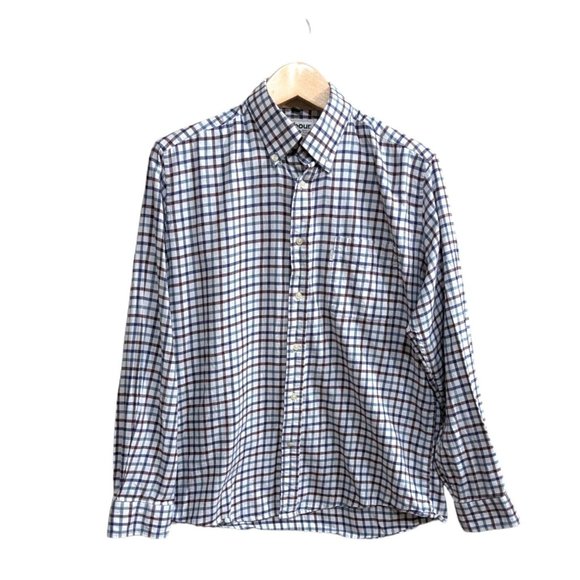 Barbour Other - Barbour Button Down Mens L Long Sleeve Regular Fit Flannel Corduroy Flip Cuff